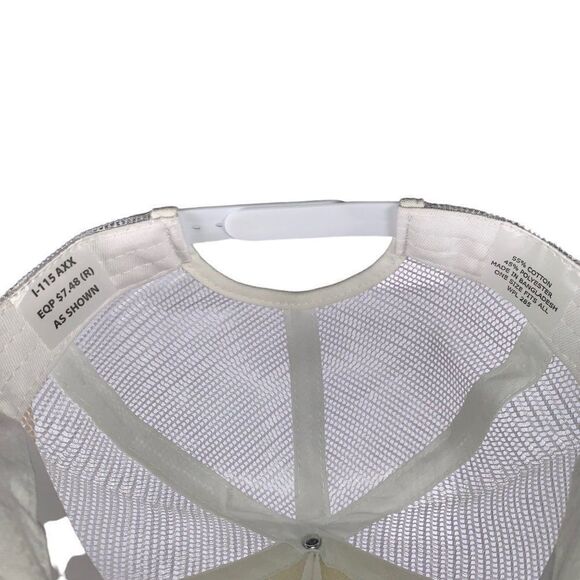 XIIIM Bike Cycling Truckers Sample Hat White / Black Adjustable OS - Picture 6 of 8